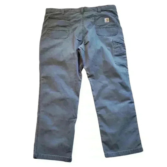 Carhartt Relaxed Fit Gray Cargo Jeans 42x30 - Picture 2 of 6